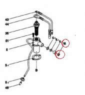 15) Ring (brass olive for glow plug boss)